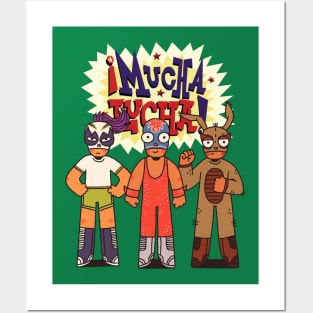 mucha lucha power Posters and Art